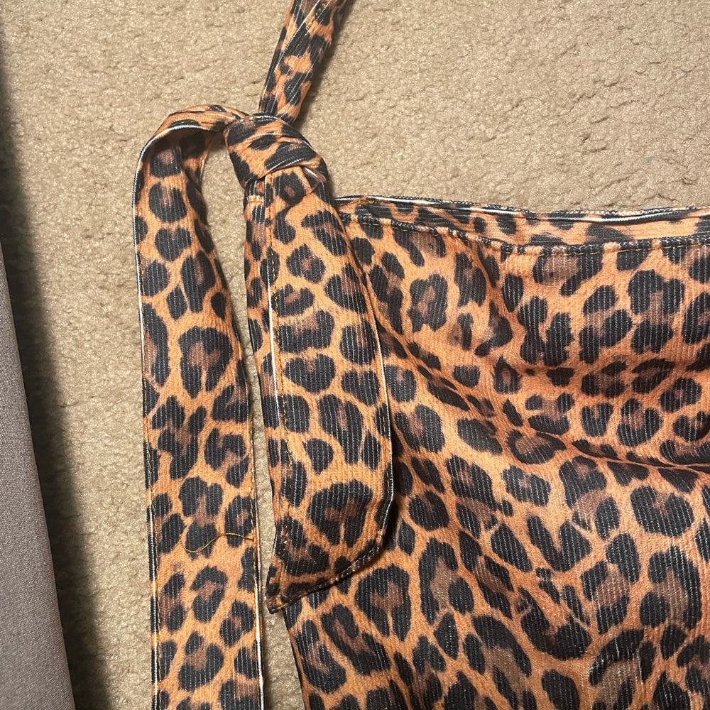 Amazon Leopard Print Tote Bag in Bro - Picture 13 of 13